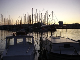 Bodrum gün batımı manzarası