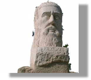 Halikarnaslı tarihçi Herodotun büstü